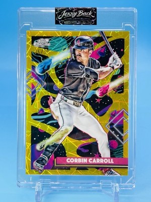 2025 Topps Cosmic Chrome  COBIN CARROLL  Gold Interstellar Refractor #'d /50 🔥