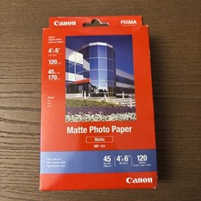 Canon Matte Photo Paper 4"x6" - 120 Sheets - 45 lbs Wt. NEW Sealed