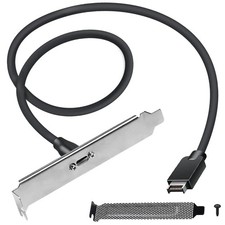 USB 3.2 Gen 2 USB-C Front Panel Adapter Cable, Motherboard Header Extension Adap