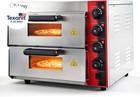 Pizza Oven Countertop, 16 Inch Stainless Steel Commercial Double Decker Electric
