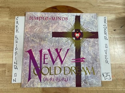 SIMPLE MINDS NEW GOLD DREAM 1983 1ST PRESS PROMO COLORED VINYL LP POST-PUNK