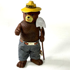 R. Dakin  Co. Smokey Bear Vinyl Figure US Wildfire Forest Prevention 8.50" Tall