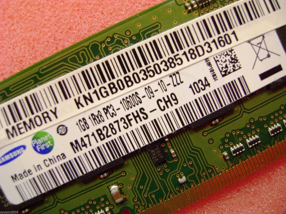 Gateway NV55 * M471B2873FHS-CH9 * Samsung 1 GB PC3-10600 DDR3-1333 - Image 2 of 4
