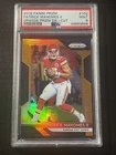 2018 Panini Prizm  #102 Orange Die-Cut /249 Patrick Mahomes II PSA 9