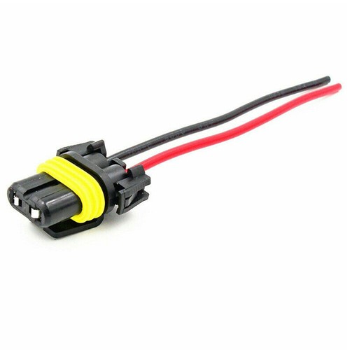 Wire Pigtail Female P 9006 HB4 2X Harness Head Light Socket Connector Fit Bulb - Picture 6 of 11