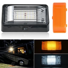 12V LED Awning Porch Outside Light Motorhome Campervan Boat RV Trailer Roof Lamp
