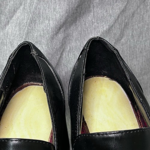 Vtg 90s Y2K Skechers Somethin Special Black Chunky Platform Buckle Loafers 8 - Picture 8 of 20