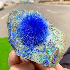 Natural Raw Dandelion Zeolite Cluster Titanium Geode Quartz Crystal Specimens