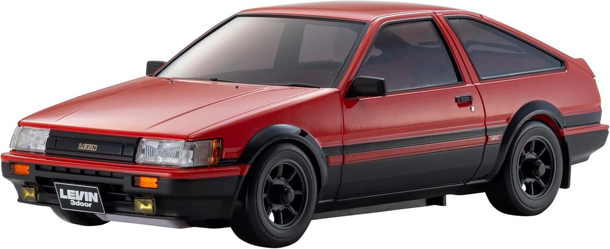 Kyosho ASC TOYOTA COROLLA LEVIN AE86 Red MZP473RBK Painted Body