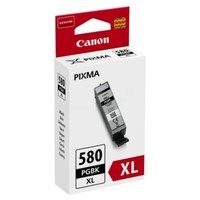 Canon 2024C001 PGI-580PGBKXL Tintenpatrone Schwarz, 400 Seiten Iso Iec 19752