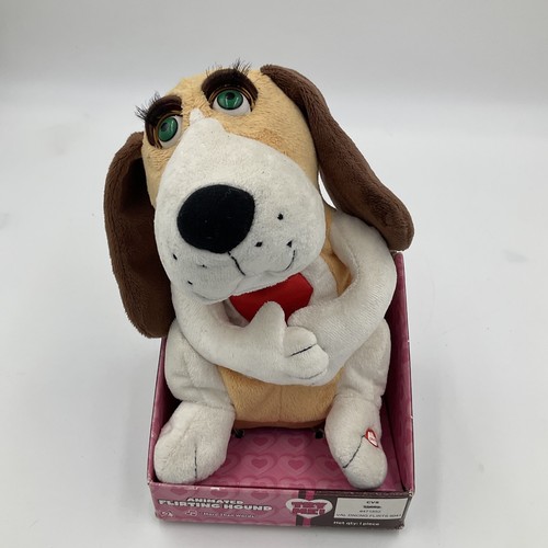 vintage Gemmy animated flirting hound sings "more than words" NEW in box RARE!