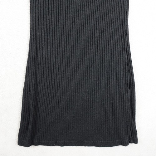 Brandy Melville Vestito Donna Taglia Unica Nero Italia Manica Corta Maglia Elasticizzata - Foto 5 di 18
