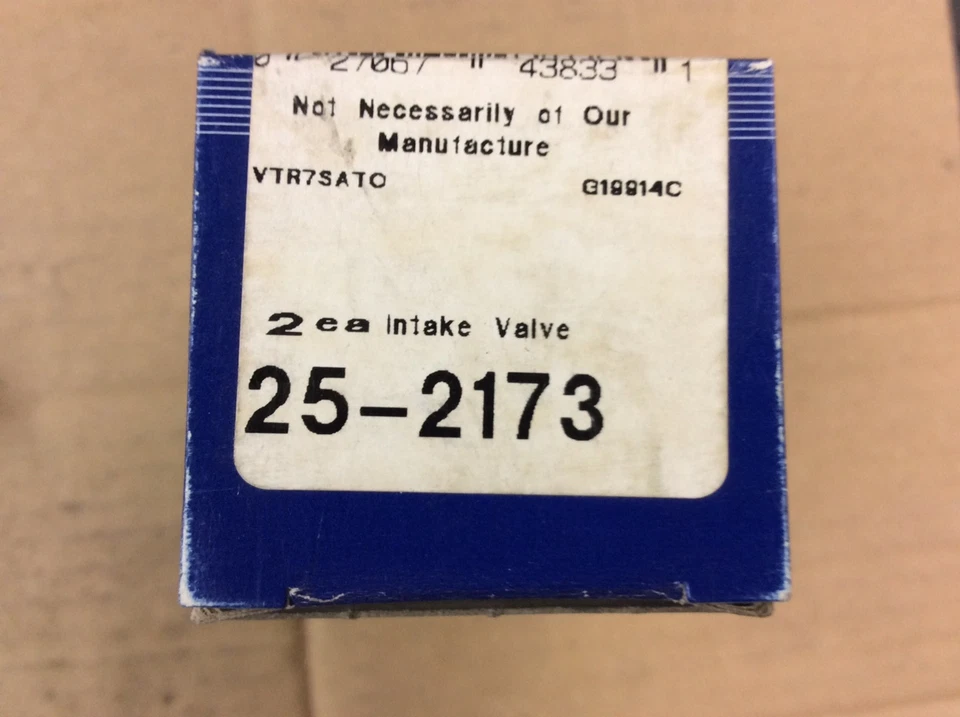 Nueva válvula de admisión del motor Clevite 25-2173 CANTIDAD 1 Foto 2 de 3