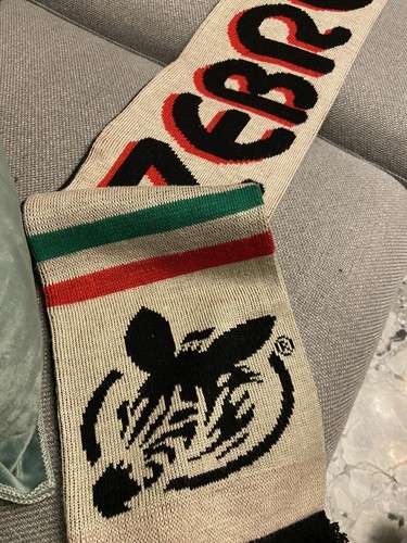 SCIARPA RARISSIMA UDINESE ZEBRETTE UDIN 1946 ECHARPE SCARF BUFANDA UDINE FRIULI - Foto 3 di 6