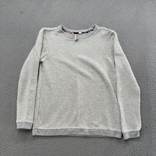 Anthropologie Dolan Sweatshirt Metallic Gray USA Made in Women’s Size Large