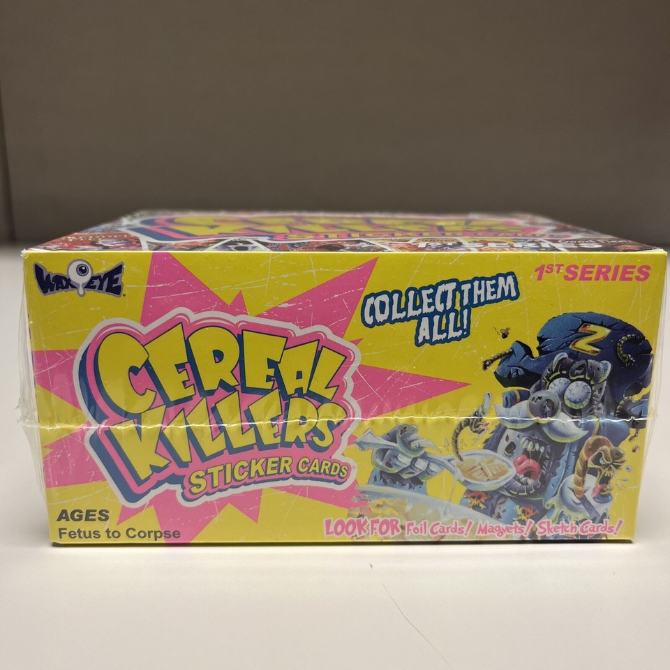 Cereal Killers Sticker Cards 1st Series Sealed Box eBay