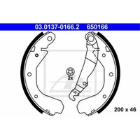 ATE Bremsbackensatz Bremsbacken Hinten FüR Opel Vectra A 86_ 87_ Kadett E CC
