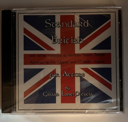 Standard British for Actors Third Edition 2006 by Gillian Lane-Plescia CD NEW!