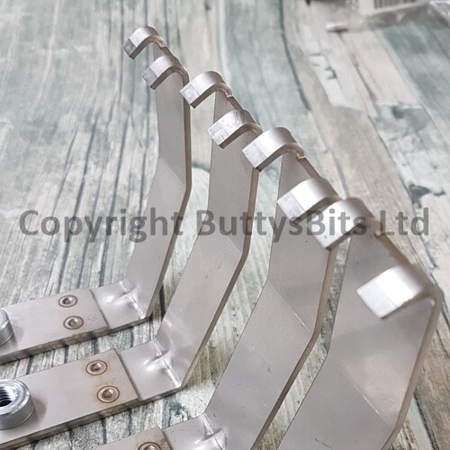 Volkswagen T2B Bumper Overrider mounts Stainless steel - Bild 2 von 6