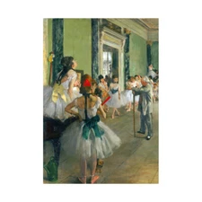 Edgar Degas Ballet Class Old Master Picture Framed Wall Art Print