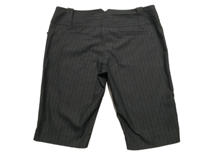 gray dress shorts womens Quillie Pleated Tailored Bermuda Shorts