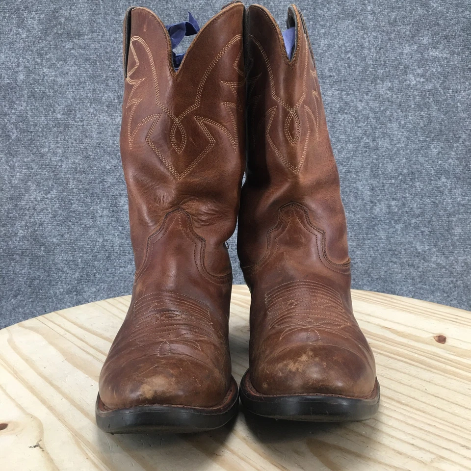 Botas de Vaquero Durango Western para Hombres 8 EE 11” Truck’n Peanut Cuero Marrón Pull On Foto 4 de 4