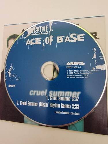 ACE OF BASE / Cruel Summer CD Single Plus Remix 1998 NEW SEALED - Picture 2 of 4