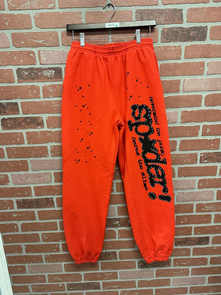 Size S - Sp5der Worldwide Red Sweats Young Thug Spider 100 Size S - Sp5der Worldwide Red Sweats Young Thug Spider 100