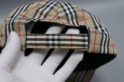 Gorra de algodón BURBERRYS LONDON vintage auténtica a cuadros Nova para hombre talla 56-59 cm - Imagen 16 de 19