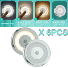 1/2/3/4/5/6PCS RV Light 12V LED Ceiling Light Caravan Camper Boat Interior Lamp