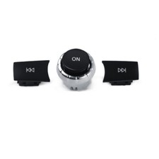 CD Audio Control Button Knob Cover Kit for 2009-2015 Mercedes-Benz W212 E-class