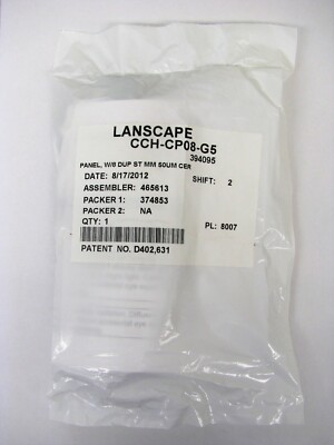 Corning CCH-CP08-G5 Panel ST Multimode, Simplex, 8 Fiber OM2, 62.5 um *NEW*