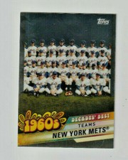 2020 NEW YORK METS TOPPS CHROME 1960'S DECADES BEST INSERT - SP  FROM RETAIL TIN