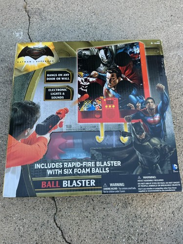 Batman Vs Superman Movie Electronic Ball Blaster Game Sealed - Picture 7 of 7
