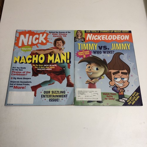 Nickelodeon Magazine February 2006 Timmy Vs. Jimmy & Nacho - Valentines Included - 第 1/5 張圖片