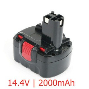 1 Jahr Garantie GSR 14.4 VE-2 Akku 2000mAh für Bosch GLI 14.4V GSR 14.4 V