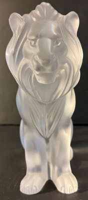 Lalique Frosted Bamara Lion 1 Of My 400+ Lalique Listings | eBay