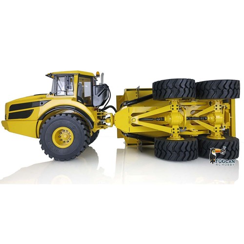 Camión volquete articulado hidráulico de metal RC modelo 1/14 con sonido de motor servo - Imagen 10 de 13