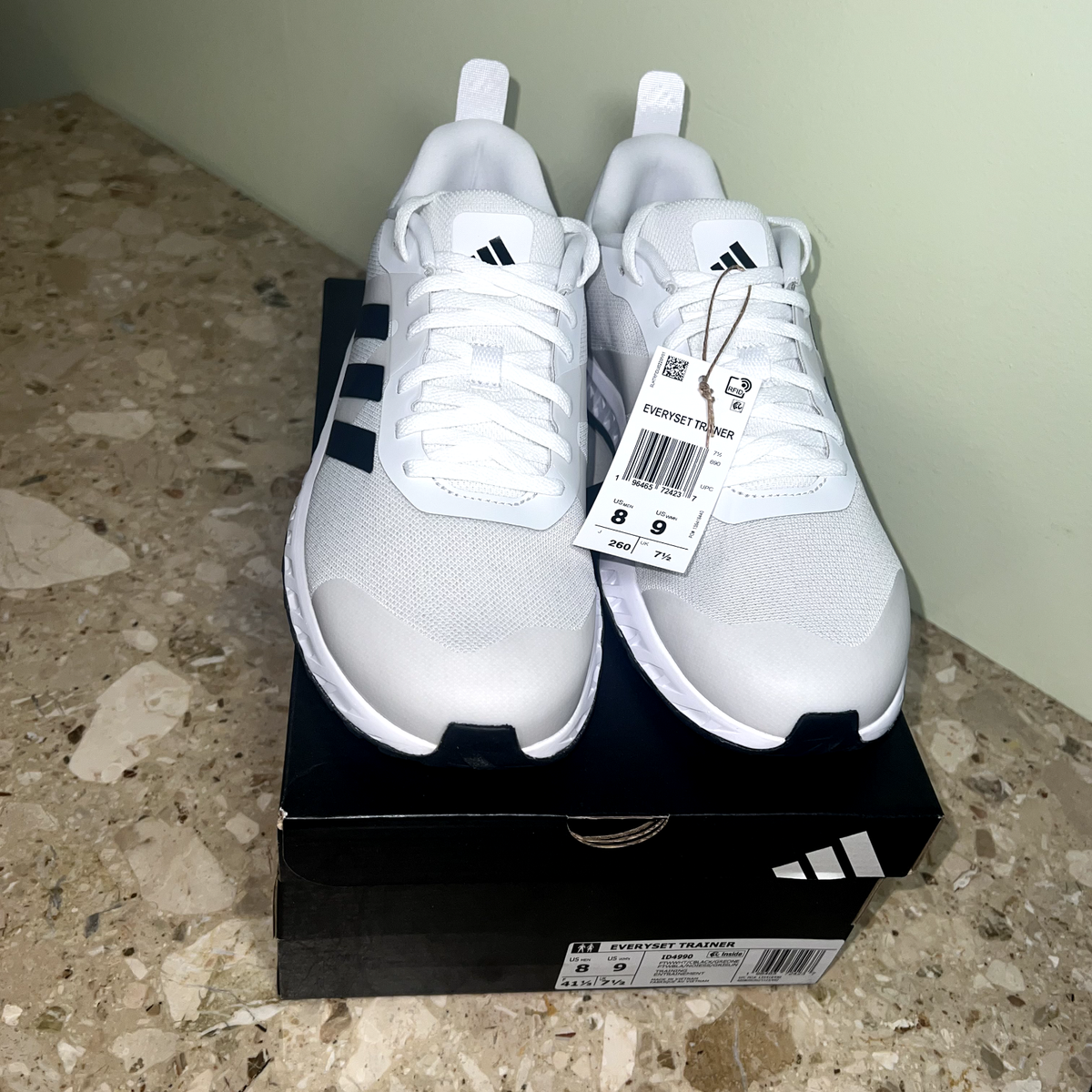 adidas gazelle silver green womens Everyset Trainer Shoes