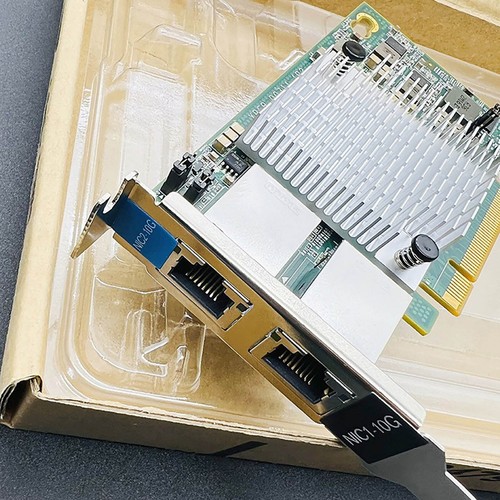 1Pc 10G Dual RJ45 Ports PCI-Express Ethernet Network Adapter For Intel X540-T2 - Picture 10 of 14