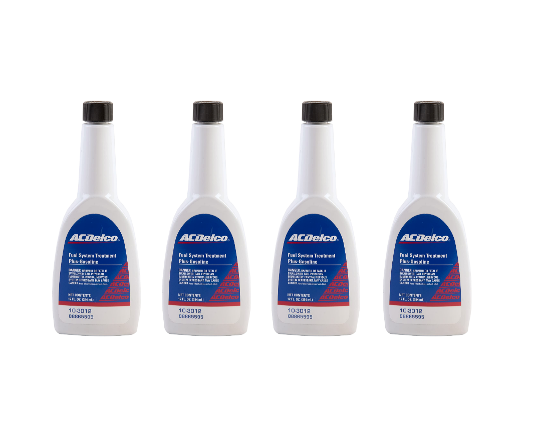 NEW GENUINE GM ACDelco Fuel System Treatment Plus Gasoline 12oz Set Of
