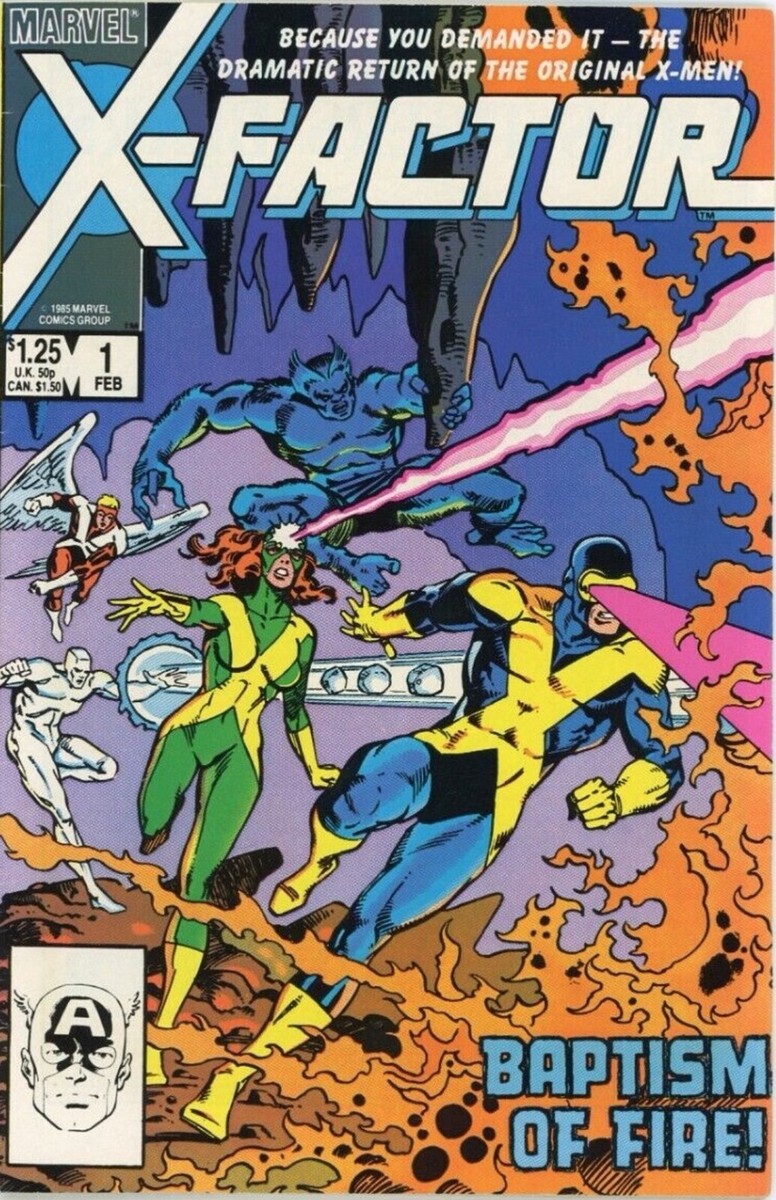 X-Factor #1 Vol. 1 Marvel Comics 1986 Direct Edition VF/NM STOCK