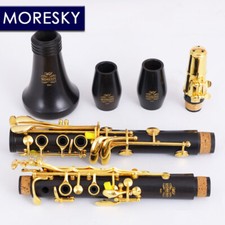 MORESKY Clarinet Bb Clarinet Wood ebony Clarinet 17 Keys Grenadilla Sib Klarnet