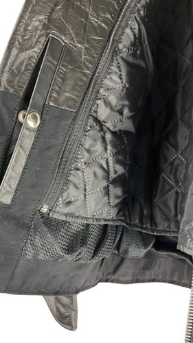 NWOT IK Genuine Leather Moto, Rockabilly, Punk, Goth Men's Jacket, 36 - Picture 16 of 18