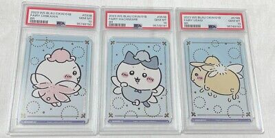 PSA 10 SEQ Chiikawa Hachiware Usagi BR 2023 WS Blau CIKW PSA 10 SEQ Chiikawa Hachiware Usagi BR 2023 WS Blau CIKW