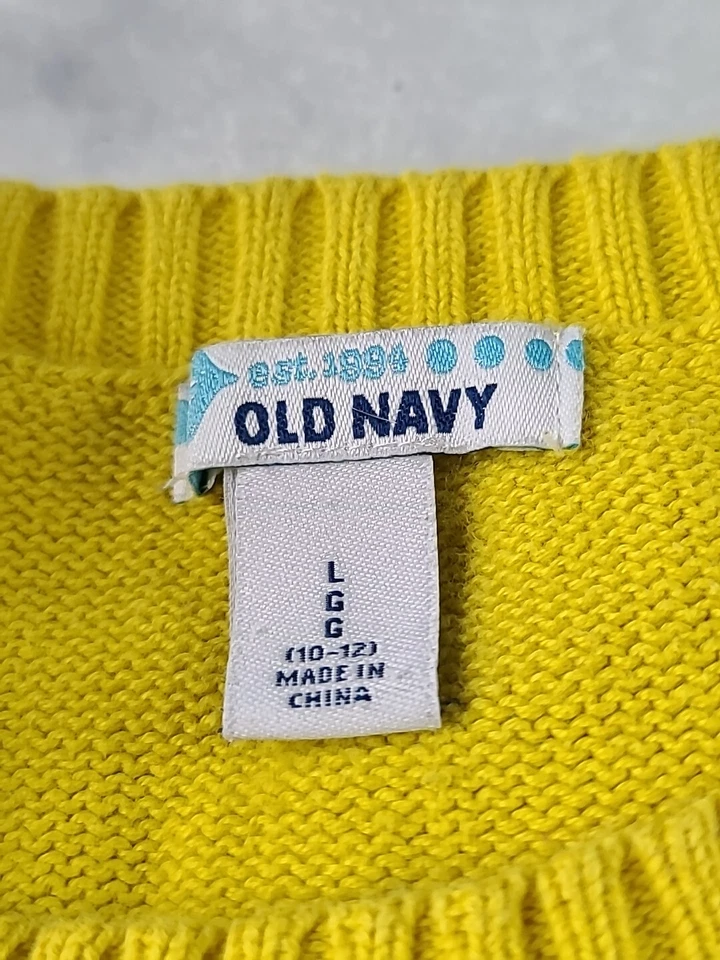 Old Navy Owl Sweater Girls Size L - Image 2 of 4