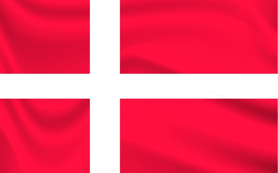 Dänemark Flagge Fahne Flagge Dänemark Flagge 100m x 140m mit Bändern