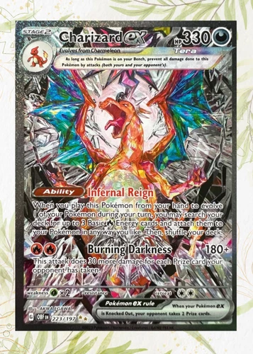 CharizardEX Special illustration Rare #223/197 LIGHTLY PLAYED