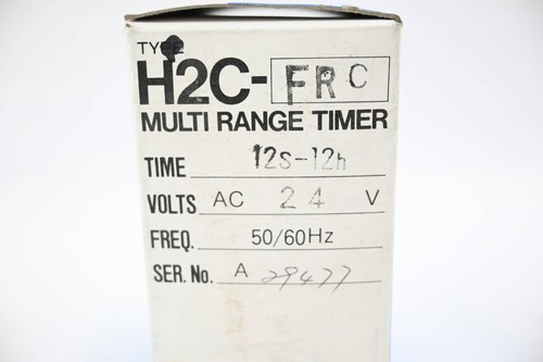 Omron Multi Range Timer 12s-12h 24VAC ( H2C-FR )( H2C-FR C ) - Bild 4 von 4