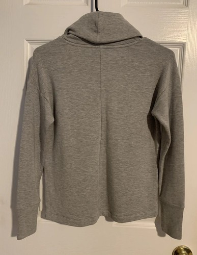 Athleta Girl Mock Neck Pullover Sweatshirt Size Large (12) - Picture 2 of 3